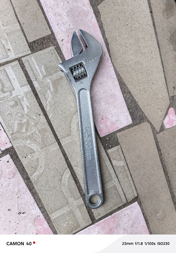 12" (300mm) Forged Steel Adjustable Spanner